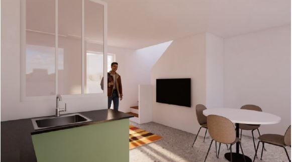 BRIVE LA GAILLARDE : vente vente de 2 pi&egrave;ces - grande image 3