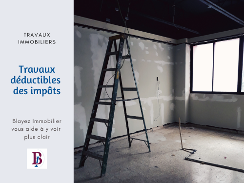 Travaux d&eacute;ductibles des imp&ocirc;ts - Blayez Immobilier Corr&egrave;ze